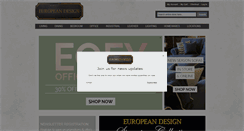 Desktop Screenshot of europeandesign.com.au